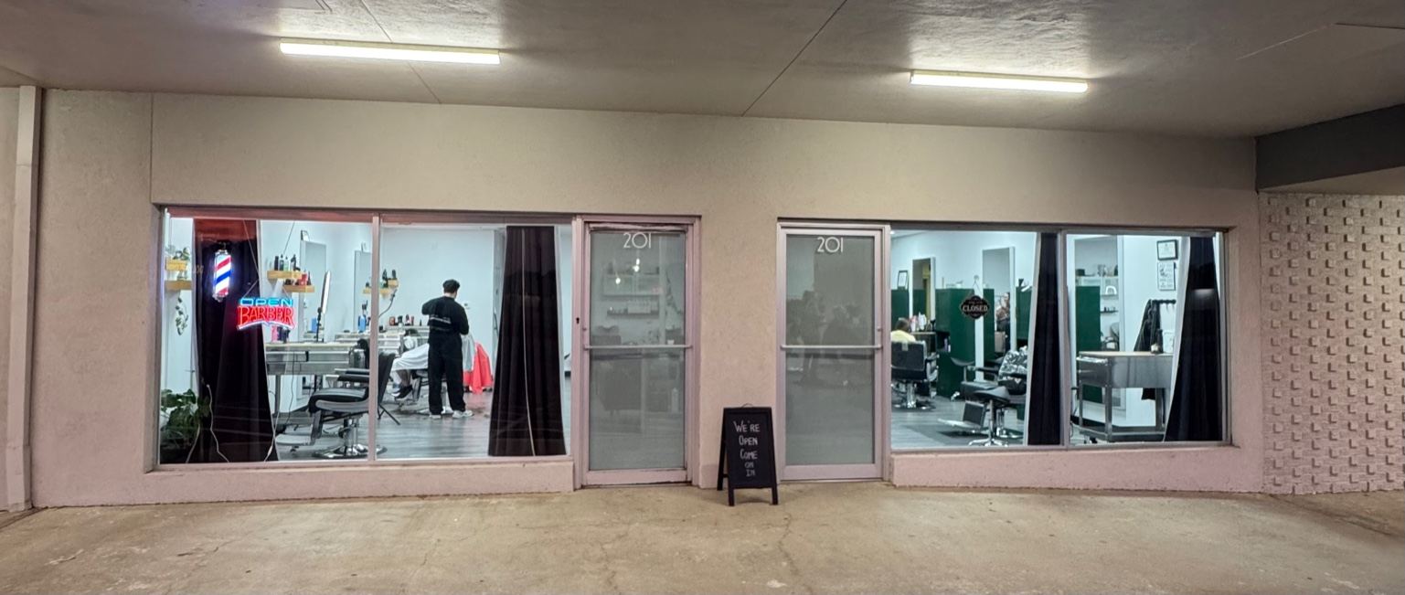 The front of Inspire Hair Studio at 201 Sunset Blvd in Sherman, Texas